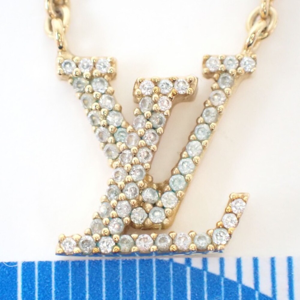 LOUIS VUITTON Gold Necklace - Picture 2 of 6